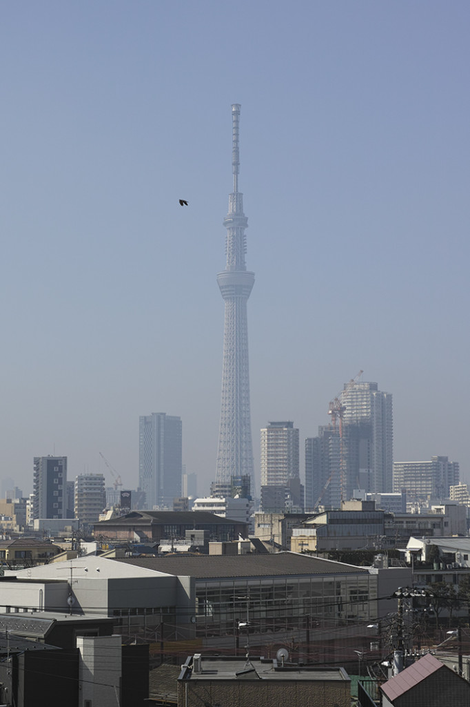 Tokyo skytree view from my office 2015 3 17nobiann