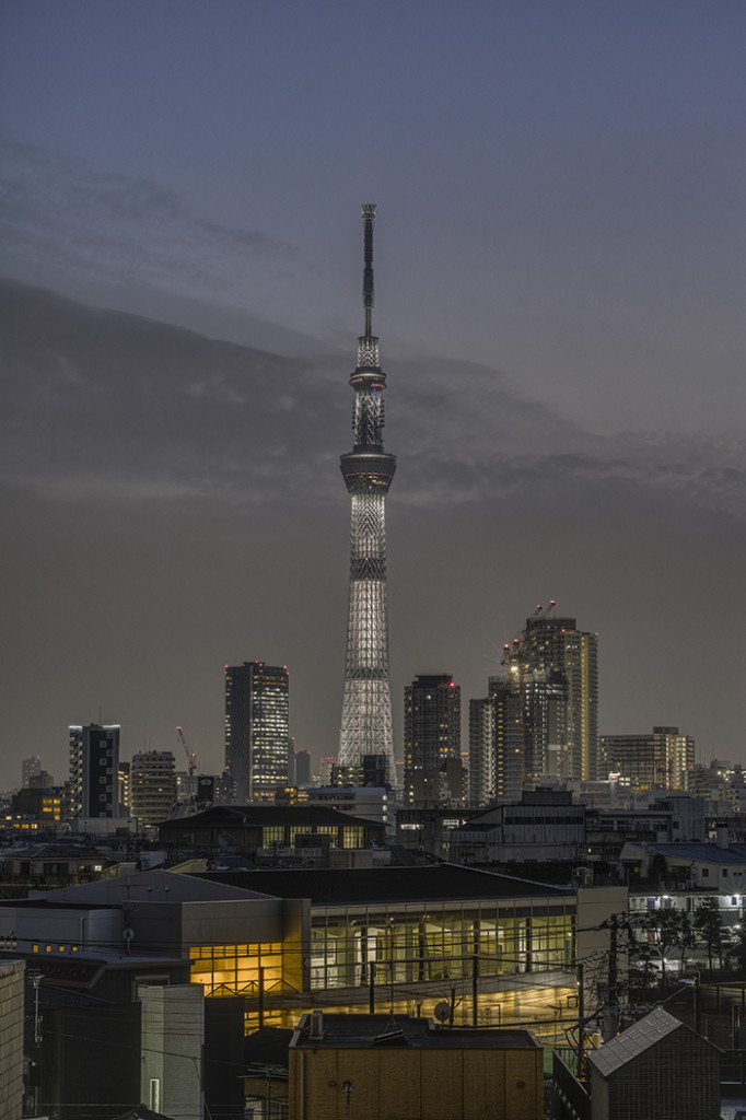 Tokyo skytree view from my office 2015 3 20nobiann